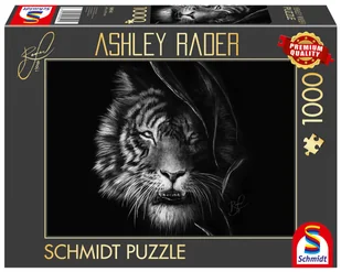 Puzzle, ASHLEY RADER Tygrys, 1000 el. - Puzzle - miniaturka - grafika 1
