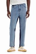 Spodnie męskie - Desigual jeansy męskie - miniaturka - grafika 1