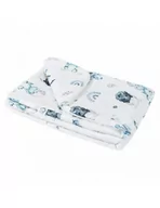 Kołdry i poduszki dla dzieci - Bonjour Cherie Kołderka średnia bambusowa 75/100 Dino - miniaturka - grafika 1