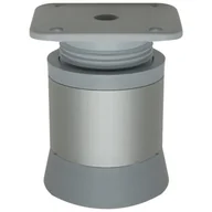 Zawiasy, okucia i inne akcesoria - Noga meblowa Fi-40 mm H-60 mm aluminium wysoki ślizg - miniaturka - grafika 1