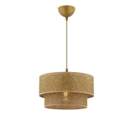 Lampy sufitowe - Lampa wisząca ECHO 1xE27/60W/230V brązowa - miniaturka - grafika 1