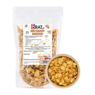 Bób prażony barbecue 500g - Chipsy - miniaturka - grafika 1
