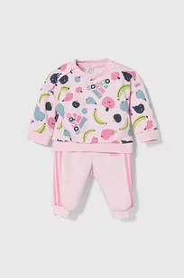 adidas dres niemowlęcy kolor różowy - Dresy i komplety dla dziewczynek - miniaturka - grafika 1