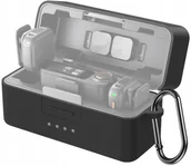 Akcesoria do streamingu - Puluz Silikonowy Pokrowiec Ochronny na Etui Ładujące PULUZ do DJI Mic 3 Czarny - miniaturka - grafika 1