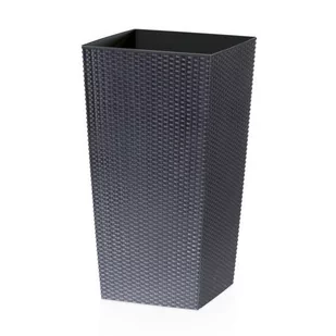 Prosperplast Doniczka z wkładem Rato Square DRTS400 antracyt AP_218907 - Donice - miniaturka - grafika 1