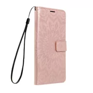 Etui i futerały do telefonów - Forcell Kabura MEZZO Book do SAMSUNG Galaxy A12 mandala złoty róż - miniaturka - grafika 1
