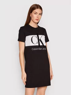 Calvin Klein Jeans Sukienka codzienna J20J218862 Czarny Regular Fit - Sukienki - miniaturka - grafika 1
