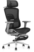 Fotele i krzesła biurowe - Krzesło biurowe Angel Homer Czarno-szare - miniaturka - grafika 1