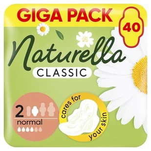 Podpaski NATURELLA Classic Normal Rozmiar 2 (40 sztuk) - Podpaski - miniaturka - grafika 1