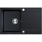 Zlewozmywaki - Berg Hobart zlewozmywak granitowy 78x50 cm bazalt BRQ1911 - miniaturka - grafika 1