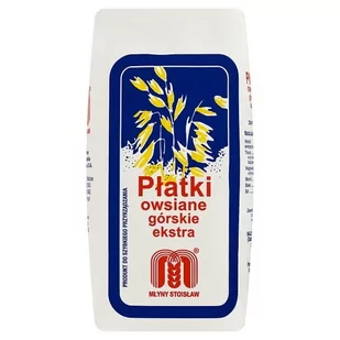 Stoisław Płatki owsiane 500 g Młyny - Płatki śniadaniowe i musli - miniaturka - grafika 1