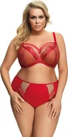 Biustonosze - Gorsenia Biustonosz Paradise K496 Czerwony - 90 F - miniaturka - grafika 1