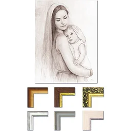 Obraz Matka Boża z Dzieciątkiem Jezus - Ikony i obrazy sakralne Obraz Matka Boża z Dzieciątkiem Jezus - Ikony i obrazy sakralne - miniaturka - grafika 1