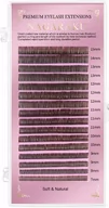 Sztuczne rzęsy i akcesoria - Project Lashes, Rzęsy Nagaraku Premium Brązowe C 0,07 Mix, 16 Linii - miniaturka - grafika 1