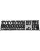 Klawiatury - D-E Layout - KeySonic KSK-8023BTRF, keyboard anthracite/Kolor: CZARNY, X-type membrane - miniaturka - grafika 1