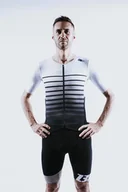 Bielizna sportowa męska - ZEROD Strój triathlonowy RACER TT SUIT faded marinere - miniaturka - grafika 1