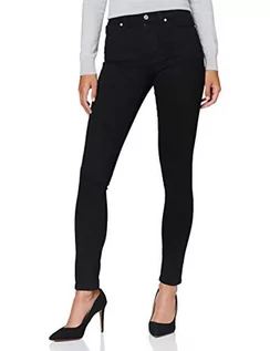 Spodnie damskie - GANT Damskie spodnie rekreacyjne Skinny Super Stretch, czarny, 32W / 30L - grafika 1