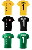 Koszulki sportowe męskie - Koszulka POLSKA Kinga SZEMIK 1 - miniaturka - grafika 1