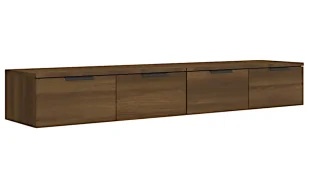 Szafki wiszące brązowy dąb E1-F46 - Szafki RTV - miniaturka - grafika 1