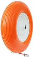 Kółka i bloczki - Koło Do Taczki 4.00-8 Pu Bezdętkowe Pełne Z Osią - miniaturka - grafika 1