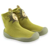 Buty dla chłopców - Niechodki dla dzieci lekkie skarpety lew Befado 002P077 Żółte - miniaturka - grafika 1