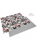 Maty edukacyjne - Bocioland Mata składana dwustronna kontrastowa 150/200 Plaster miodu - miniaturka - grafika 1