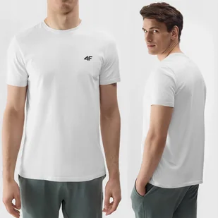 T-shirt 4F Męski Koszulka Bawełniana Sportowa SS24 - Koszulki męskie - miniaturka - grafika 1