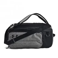 Torby sportowe - Under Armour, Torba/plecak sportowy Contain Duo SM BP Duffle (40 L), 1381920-025, Szara - miniaturka - grafika 1