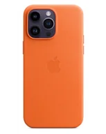 Etui i futerały do telefonów - Etui do iPhone 14 Pro Max Apple Leather MagSafe - pomarańczowe - miniaturka - grafika 1