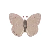 Dywany dla dzieci - Jasnoróżowo-beżowy bawełniany dywan dziecięcy tkany ręcznie odpowiedni do prania 90x120 cm Baby Butterfly – Lorena Canals - miniaturka - grafika 1