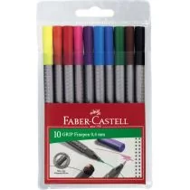 Faber-Castell Cienkopisy Grip 10 kolorów) - Artykuły biurowe - miniaturka - grafika 1