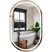 Lustra - Tutumi LUSTRO ŚCIENNE LED OLL 60x90 cm Złote Szczotkowane - miniaturka - grafika 1