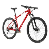 Rowery - Rower górski MTB KROSS Level 3.0 M17 29 cali męski Czerwony - miniaturka - grafika 1