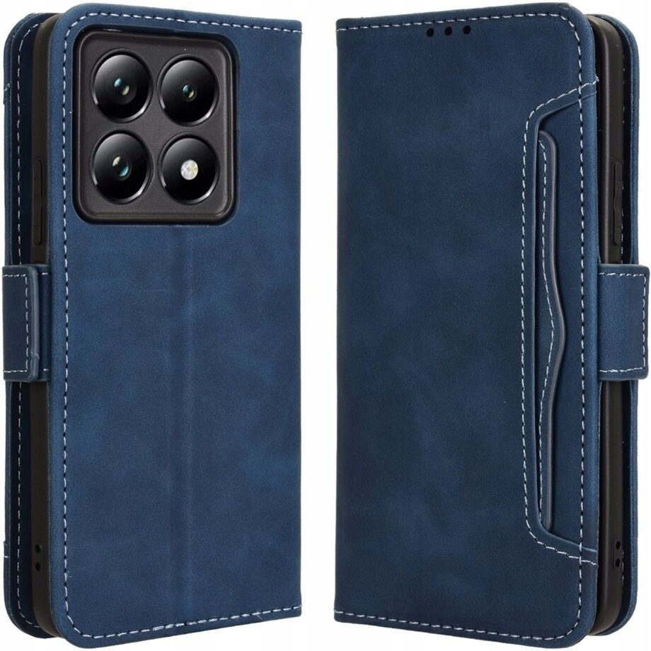 Etui Z Klapką Do Xiaomi 14T Pokrowiec Obudowa Case Portfel Eko Skóra