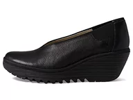 Czółenka - Fly London Damska czółenka YOZA438FLY, czarna, 9 UK, Czarny, 42 EU - miniaturka - grafika 1