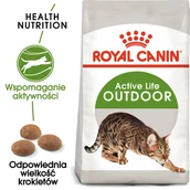 Sucha karma dla kotów - ROYAL CANIN  Outdoor 30 2kg + niespodzianka dla kota GRATIS! - miniaturka - grafika 1