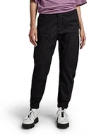 Spodnie damskie - G-STAR RAW Damskie spodnie Boyfriend Regular Cargo, Czarny (Dk Black D22884-d387-6484), 27W - miniaturka - grafika 1