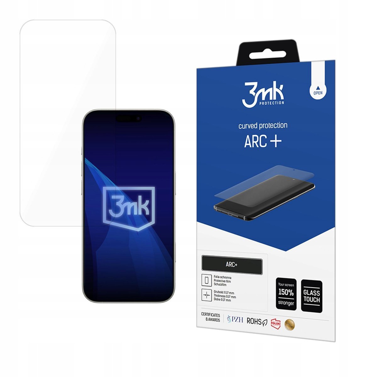 Folia ochronna hydrożelowa 3mk ARC+ na iPhone 17 odporna