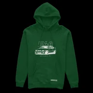Odzież do sportów motorowych - Bluza z kapturem przód BMW E46 zielona-XXL - miniaturka - grafika 1