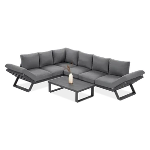 Narożnik TROFEO Dark Grey - FURRORE - Meble ogrodowe - miniaturka - grafika 1