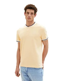 Koszulki męskie - TOM TAILOR Męska koszulka polo, 32016 Corn Yellow Two Tone, 3XL, 32016 - Corn Yellow Two Tone, 3XL - grafika 1