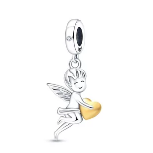 Zawieszka Charms SREBRO 925 Koralik do PANDORA Amor Serce - Wisiorki - miniaturka - grafika 1