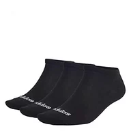 Skarpetki damskie - adidas, T Lin Low 3P, skarpety, czarno-białe, XS, uniseks dla dorosłych - miniaturka - grafika 1