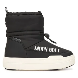 Śniegowce Moon Boot Jr Park Tube Mid Wp 80D3440090 S Czarny - Buty dla dziewczynek - miniaturka - grafika 1