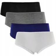 Majtki damskie - Majtki Młodzieżowe Figi Dziewczęce Hipster Bawełniane 4-pak 140/146 MORAJ - miniaturka - grafika 1