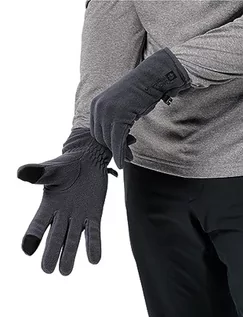 Rękawiczki - Jack Wolfskin Ebony, uniseks REAL Stuff Glove rękawiczki, rozmiar S, hebanowy, S - grafika 1
