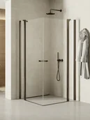 Kabiny prysznicowe - Kabina prysznicowa New Trendy New Soleo 90x100 prostokątna grafit uniwersalna K-2184 - miniaturka - grafika 1