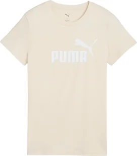 Koszulka damska Puma ESS No.1 Logo Tee beżowa 682371 87 S - Koszulki i topy damskie - miniaturka - grafika 1