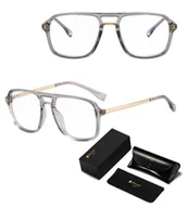 Okulary korekcyjne, oprawki, szkła - Okulary pilotki zerówki do komputera BLUE LIGHT z flexami 25131C - miniaturka - grafika 1