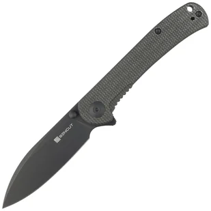 Nóż Sencut Scepter Dark Green Micarta, Black Stonewashed 9Cr18MoV (SA03G) - Noże - miniaturka - grafika 1